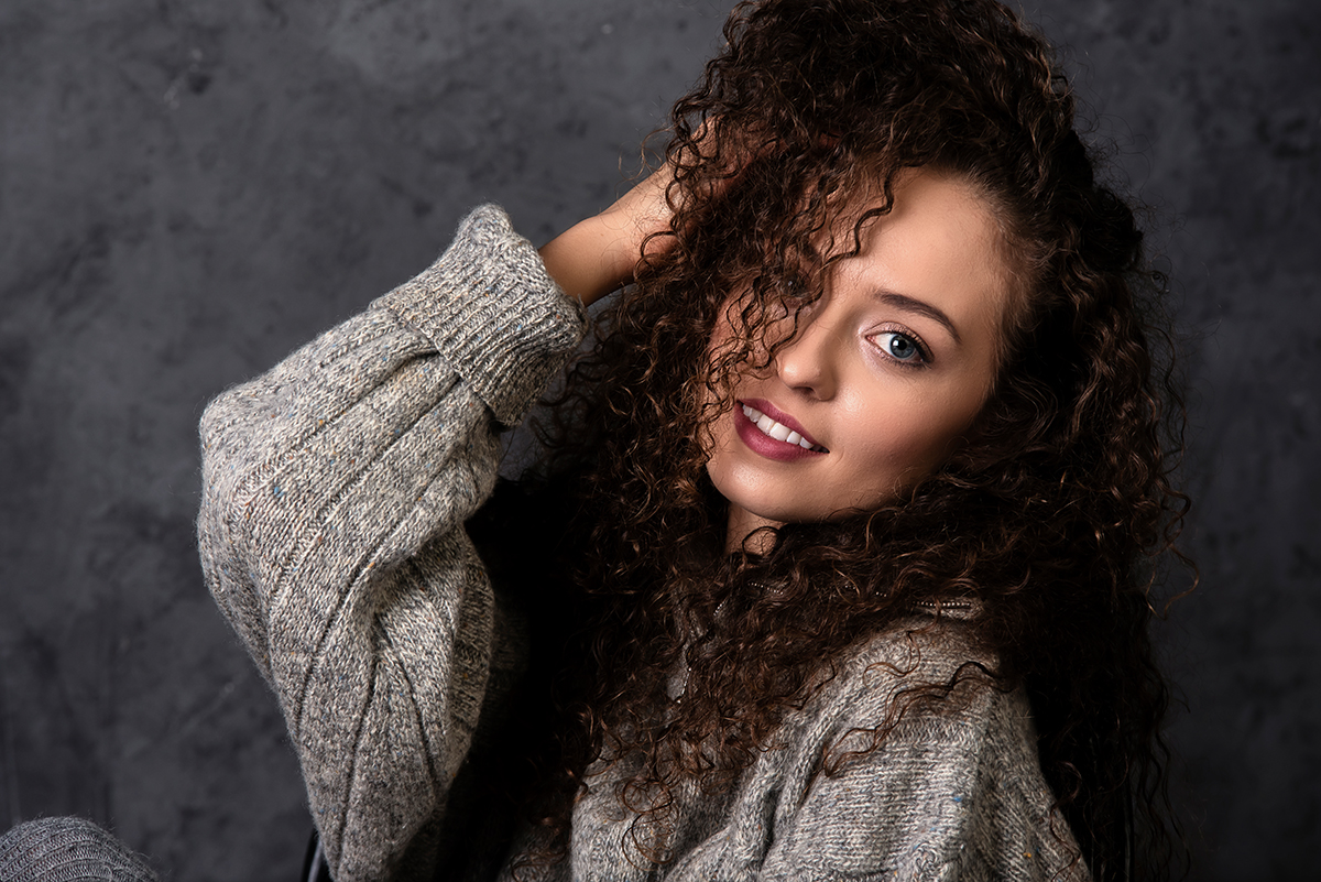 Kobieca sesja portretowa w Draw Light Studio w Rzeszowie